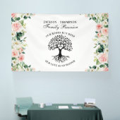 Family Reunion Tree Floral backdrop banner (Beurs)