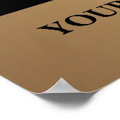 Family Reunion Tree met foto's en harten Poster (Hoek)