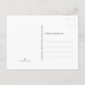 - Family Reunion Tropische Waterverf Flamingo Uitnodiging Briefkaart (Achterkant)