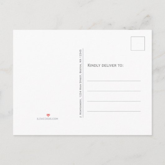 - Family Reunion Tropische Waterverf Flamingo Uitnodiging Briefkaart (Achterkant)