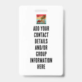 Family Reunion Vacation Morocco Trip Group  Badge (Achterkant)