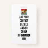 Family Reunion Vacation Morocco Trip Group  Badge (Achterkant)