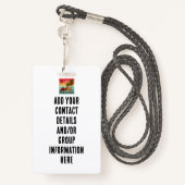 Family Reunion Vacation Morocco Trip Group  Badge (Achterkant met draagriem)