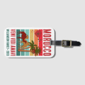 Family Reunion Vacation Morocco Trip Group  Bagagelabel (Voorkant (horizontaal))