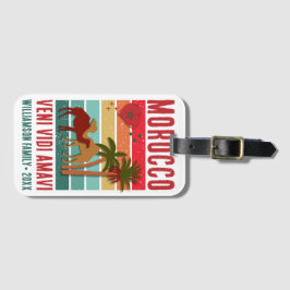 Family Reunion Vacation Morocco Trip Group  Bagagelabel