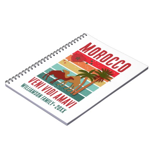 Family Reunion Vacation Morocco Trip Group  Notitieboek (Linkerzijde)
