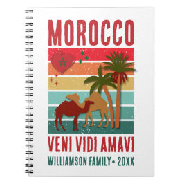Family Reunion Vacation Morocco Trip Group  Notitieboek