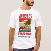 Family Reunion Vacation Morocco Trip Group  T-shirt (Voorkant)