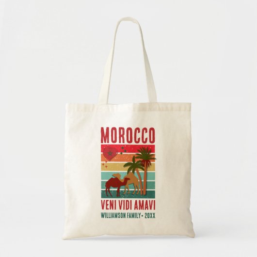 Family Reunion Vacation Morocco Trip Group Tote Bag (Voorkant)