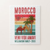 Family Reunion Vacation Morocco Trip Souvenir Legpuzzel (Verticaal)