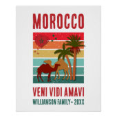 Family Reunion Vacation Morocco Trip Souvenir  Perfect Poster (Voorkant)