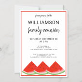 Family Reunion Watermelon Magnetic Invitation Magnetische Uitnodiging (Voorkant)