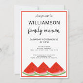 Family Reunion Watermelon Summer Party Kaart (Voorkant)