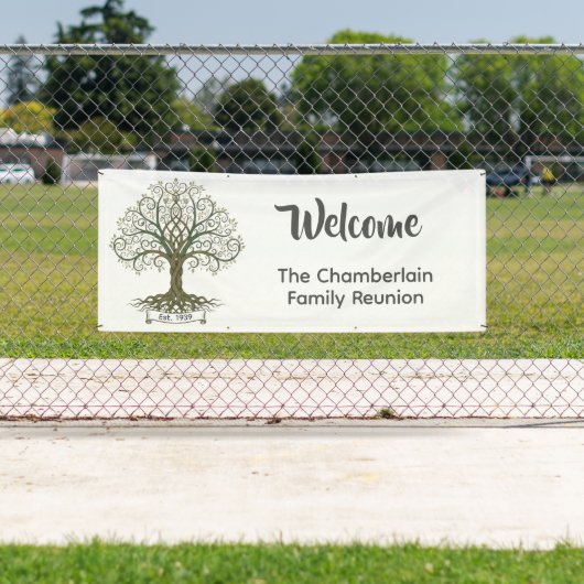 Family Reunion Welcome Banner (Insitu)
