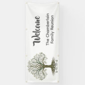 Family Reunion Welcome Banner (Verticaal)