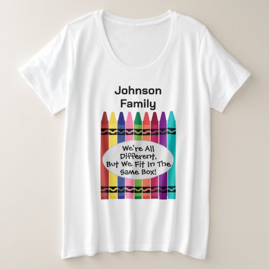 Family Reunion Womens Plus Size T-Shirt (Design voorkant)