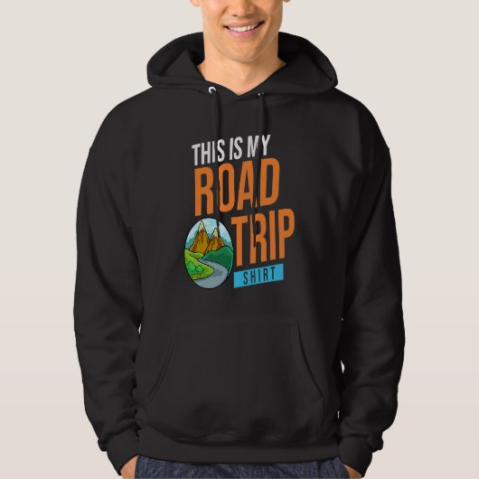 Family Road Trip Vacation Planner Usa Hoodie (Voorkant)