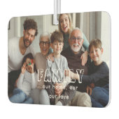 Family Script Collage Chic Luchtverfrisser (Links)