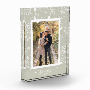 FAMILY Script Overlay Elegant botanica Fotoblokken