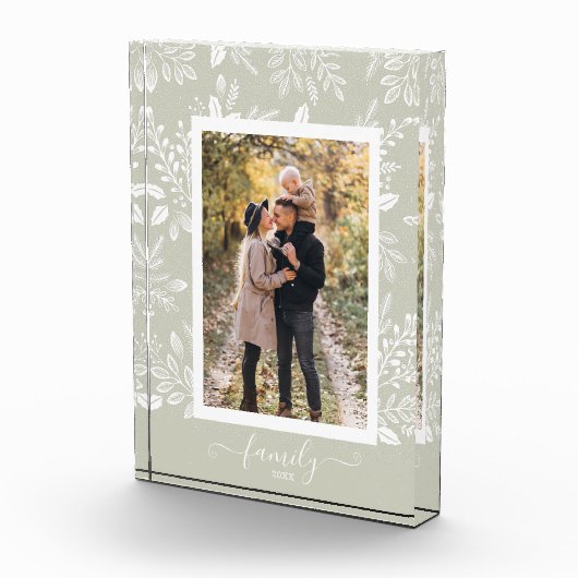 FAMILY Script Overlay Elegant botanica Fotoblokken (Rechts)