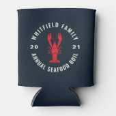Family Seafood Boil Party 4 juli Custom Blikjeskoeler (Voorkant)