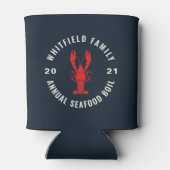 Family Seafood Boil Party 4 juli Custom Blikjeskoeler (Achterkant)