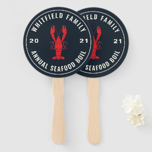 Family Seafood Boil Party 4 juli Custom Handwaaier