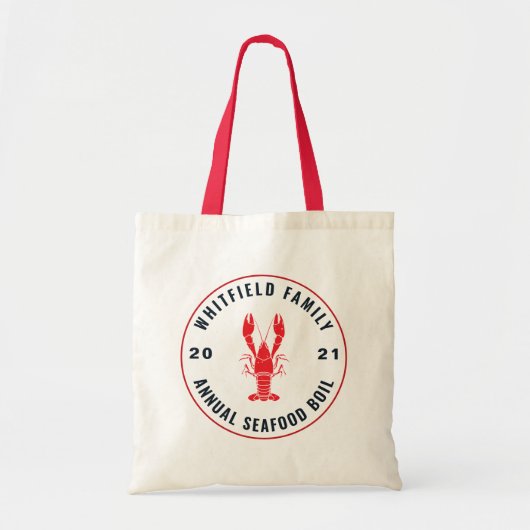 Family Seafood Boil Party 4 juli Custom Tote Bag (Voorkant)