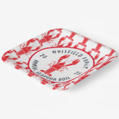 Family Seafood Lobster Boil Summer Party Papieren Bordje (Gebogen)