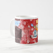 Family set one. Micro-Jungle of the senses Koffiemok (Voorkant links)