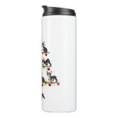 Family Sets Christmas Matching Boston Terrier Xmas Thermosbeker (Geroteerd rechts)