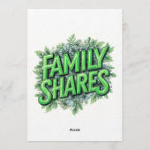 Family Shares Kaart (Achterkant)