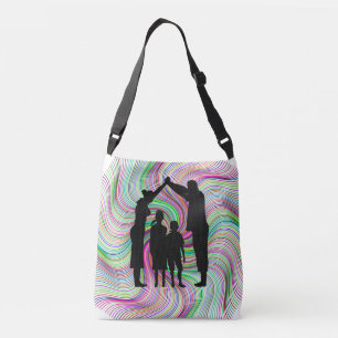 FAMILY SILHOUETTE CROSSBODY TAS