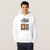 Family Simple Collage Modern Love oma mama Hoodie (Voorkant volledig)