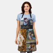 Family Simple Collage Modern Love oma mama Schort (Gedragen)