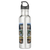 Family Simple Collage Modern Love oma mama Waterfles (Achterkant)