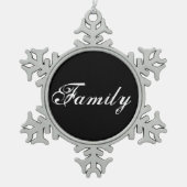 "Family" Snowflake Ornament 2022 (Voorkant)