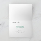 Family Snowman Feestdagen Kaart (Binnen)