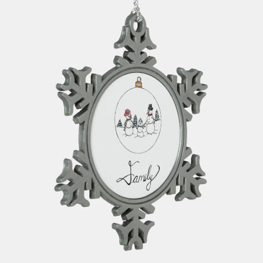 Family Snowman Ornament (Links)