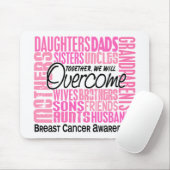 Family Square Breast Cancer Muismat (Met muis)