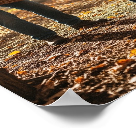 Family Stacking Brandhout Poster (Hoek)