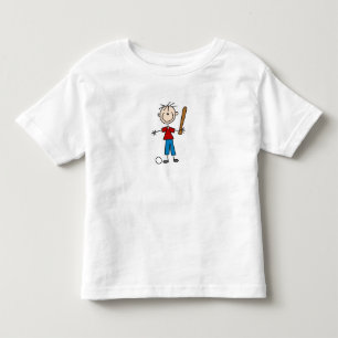 Family Stick Figuur Baseball Shirt