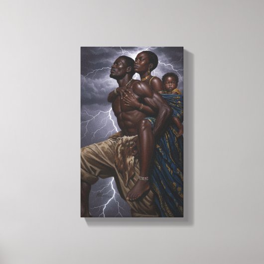  Family Strength Art | Inspiration  wall decor Canvas Afdruk (Voorkant)