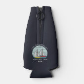 Family Summer Vacation Boating Sailraace Custom Flesjeskoeler (Achterkant)