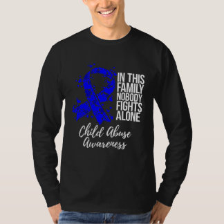 Family Support Child Abuse Awareness T-shirt