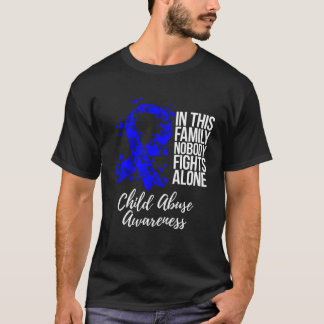 Family Support Child Abuse Awareness T-shirt