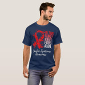 Family Support Marfan Syndrome Awareness T-shirt (Voorkant volledig)