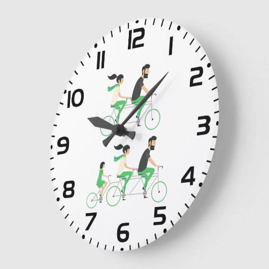 Family Tandem Bicycle Cycling Grote Klok (Hoek)