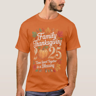 Family Thanksgiving 2025 Thanksgiving Crew Matchin T-shirt