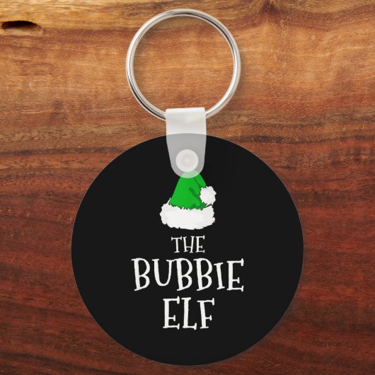 Family The Bubbie Elf Christmas Matching Pajama Fu Sleutelhanger (Voorkant)